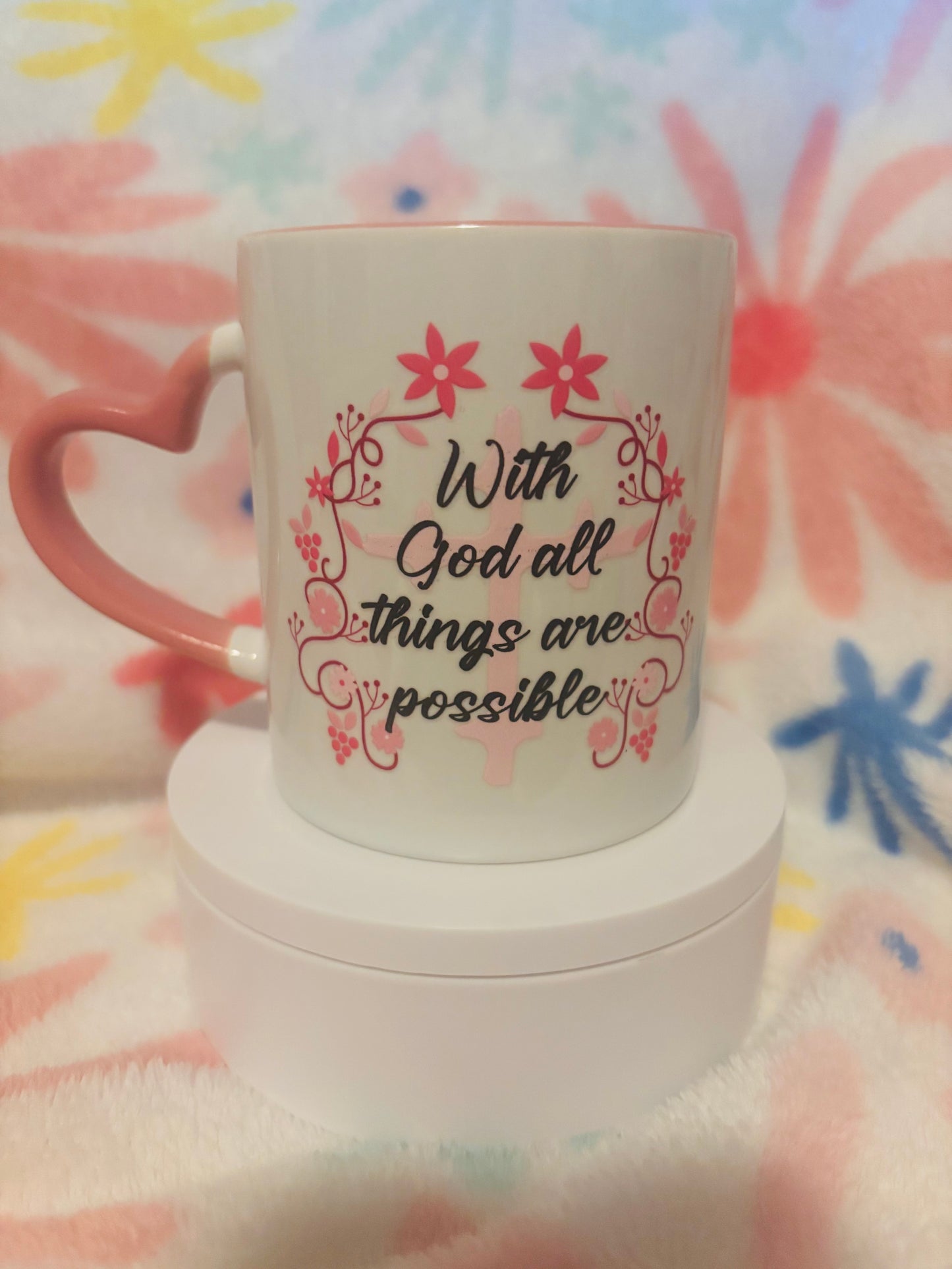 The Lord Is My Strength And Shield Coffee Cup🩷 11oz