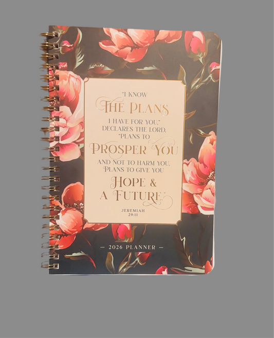 PLANNER 2026 I KNOW THE PLANS            JEREMIAH 29:11