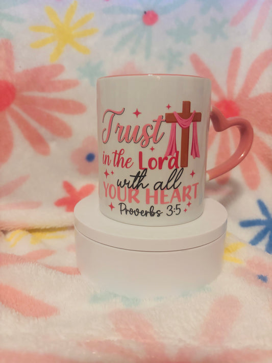 TRUST IN THE LORD COFFEE CUP 11oz
